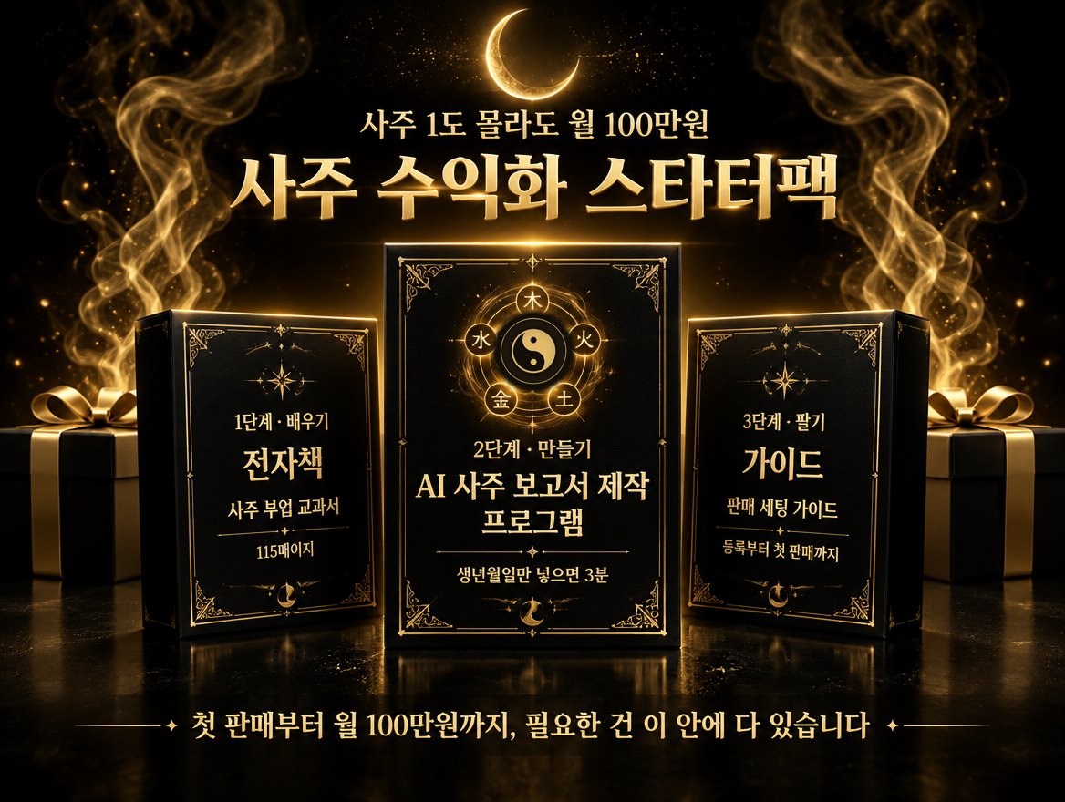 사주 수익화 스타터팩